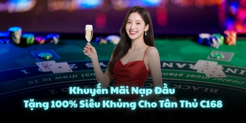 Khuyến Mãi Nạp Đầu Tặng 100% Siêu Khủng Cho Tân Thủ C168
